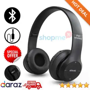 P47 wireless outlet headphones daraz