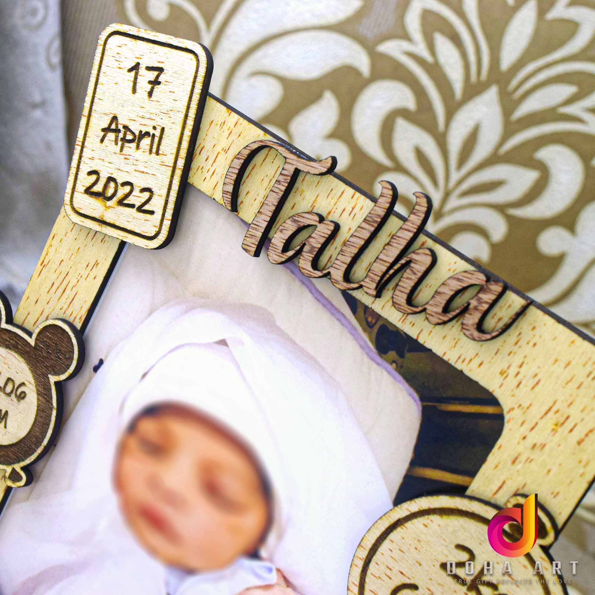 Customized Name Wooden Photo Frame Lovers Choice Gift for Closest one, for Baby photo frame, wedding Anniversary gift frame.. 