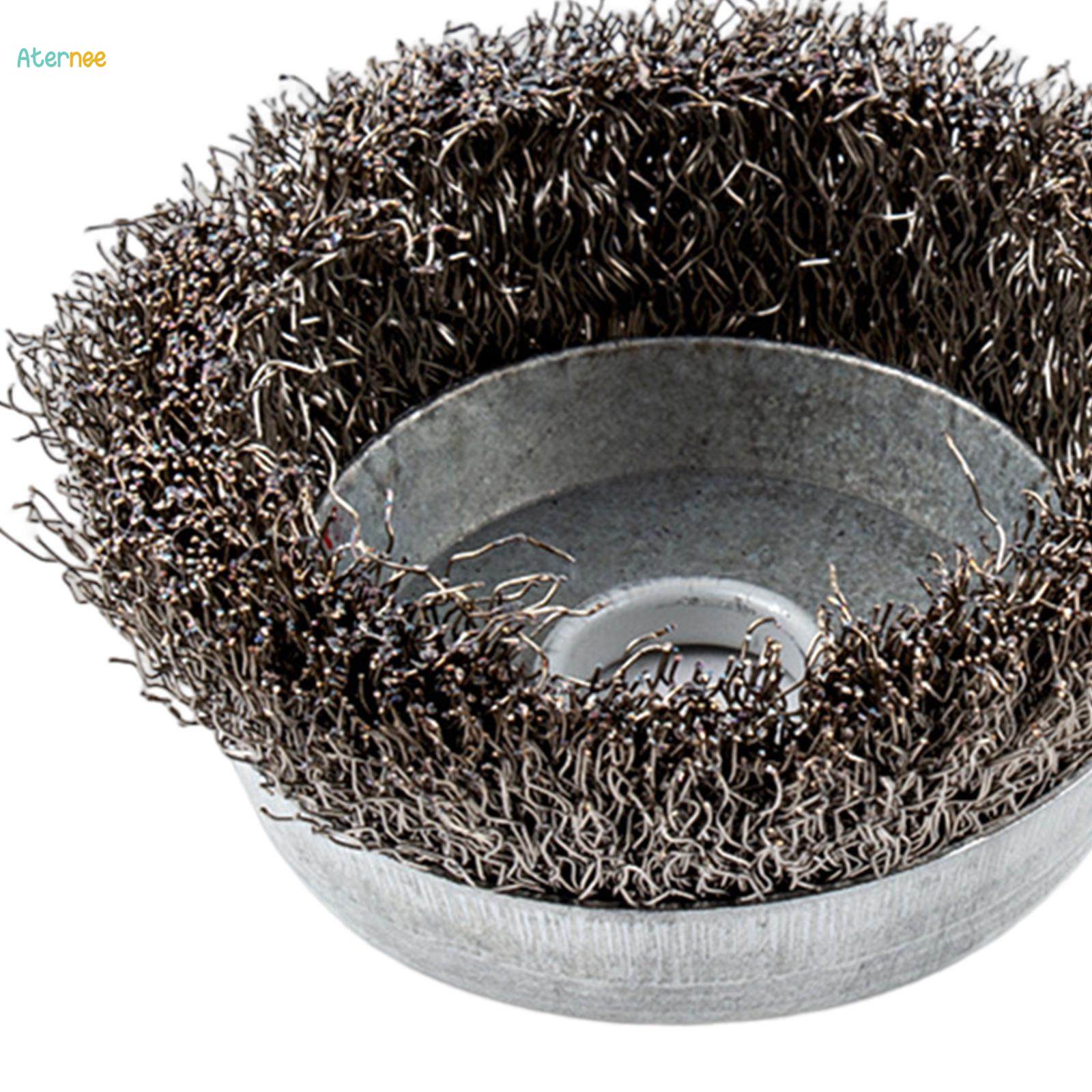 10 PCS Wire Wheel Cup Brush Drill Set With 1/4 Inch Hex Shank For