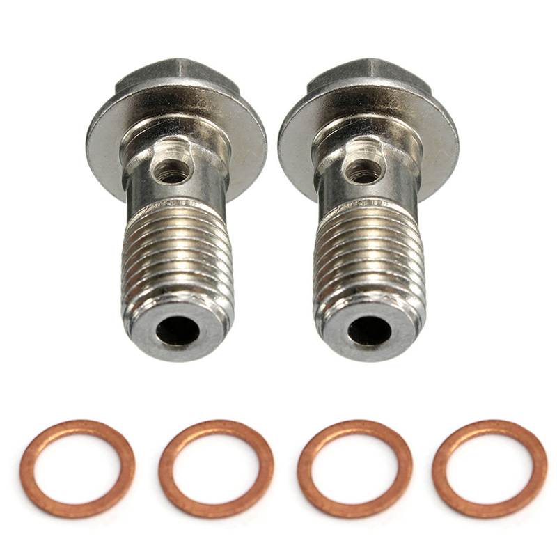 Motorcycle Stainless M10 X 1.25 Banjo Bolts Brake Hose Caliper Bolt ...