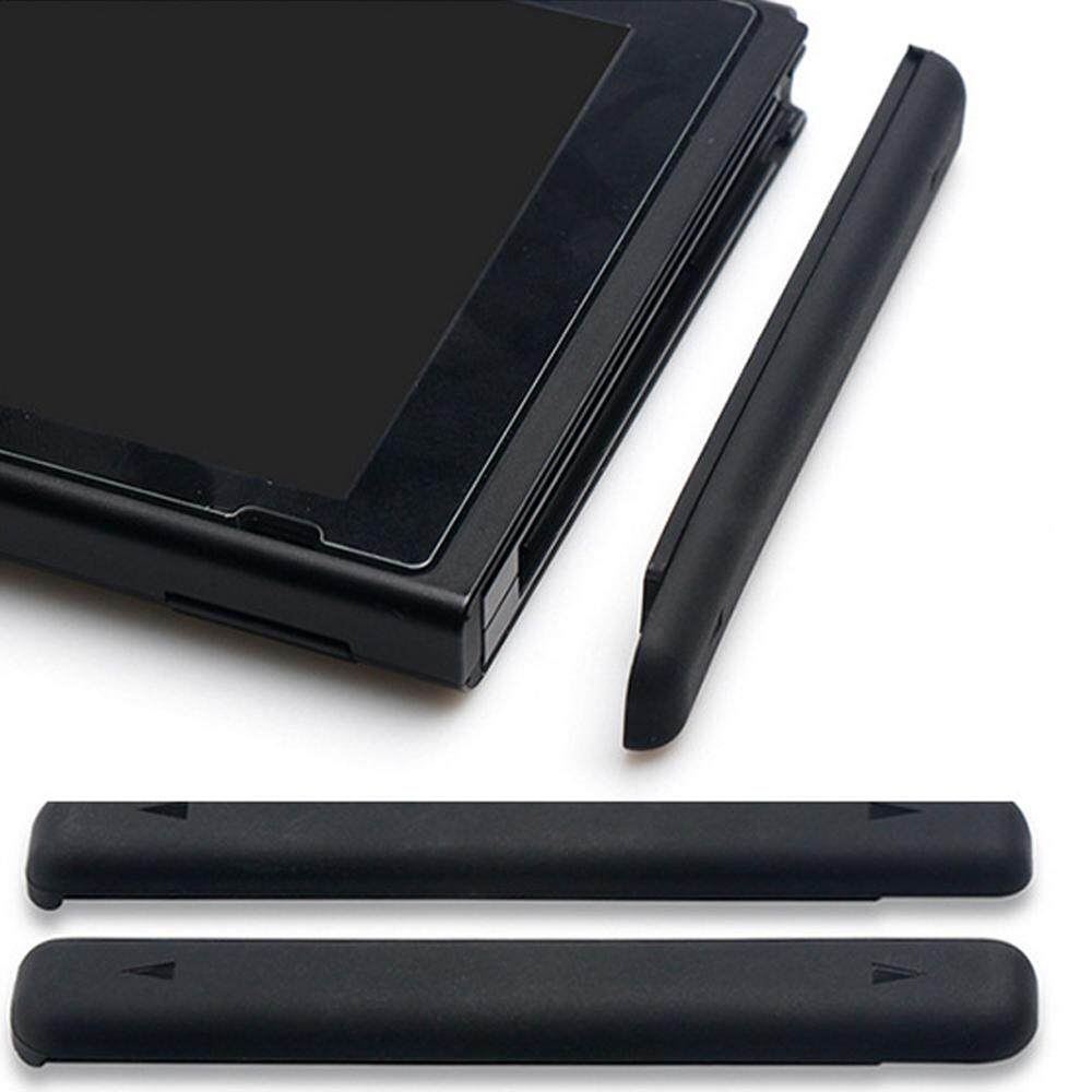 Soft Silicone Plug Dust Proof Kit Set with Tempered Glass Screen Protector for Nintendo Switch. 
