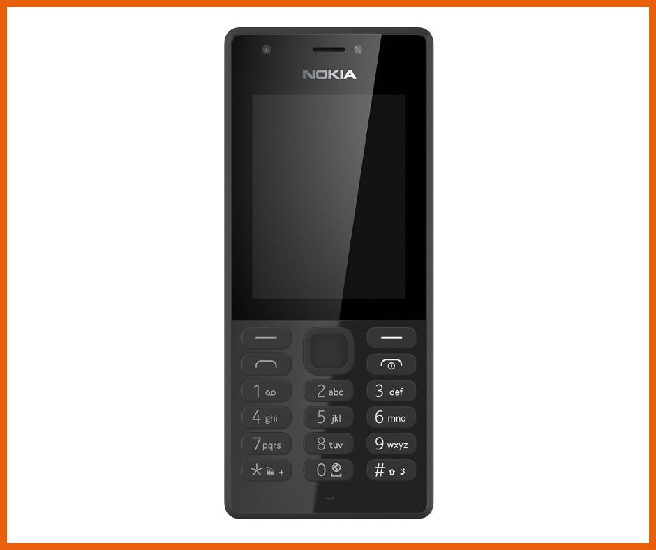 Nokia 216 SIM Free 2G-only Feature Phone, Cell Phone 2.4" 2G Bluetooth Button Phone, Dual Sim Mobile Phone, Nokia 216 Dual SIM 16Mb RAM Mobile Phone (Dubai Version). 