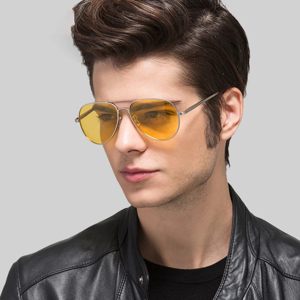 Night View NV As Seen On TV Nightview Yellow Glasses Night Vision Sunglass  Night View Glass - Yellow Night View NV Yellow Glasses Night Vision Sunglass. 