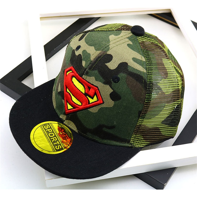 Batman Baby summer hat Boys Girls Camo 