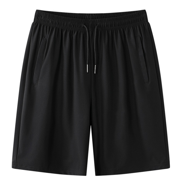 Thin Ice Silk Shorts Men's Summer Loose Large Size Quick-Drying Five-Point Casual Stretch Sports Pirate Shorts Men's Air Conditioning Pants. 