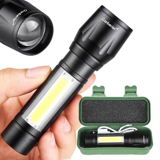 Mini COB LED Flashlight USB Rechargeable Led Lights USB Charging Torch Portable Lantern For Camping Fishing