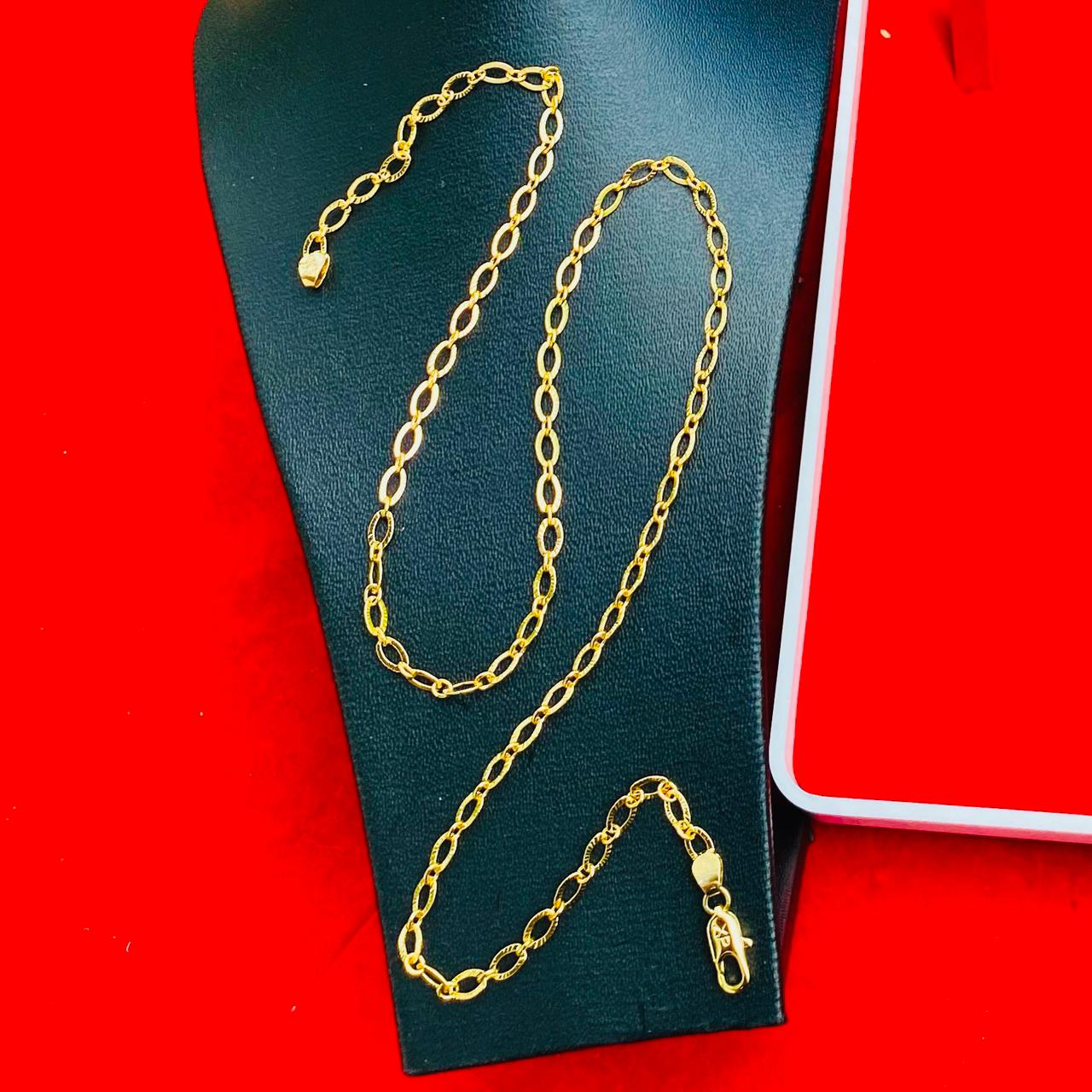 Gold Chain, Gold necklace, 24k High 