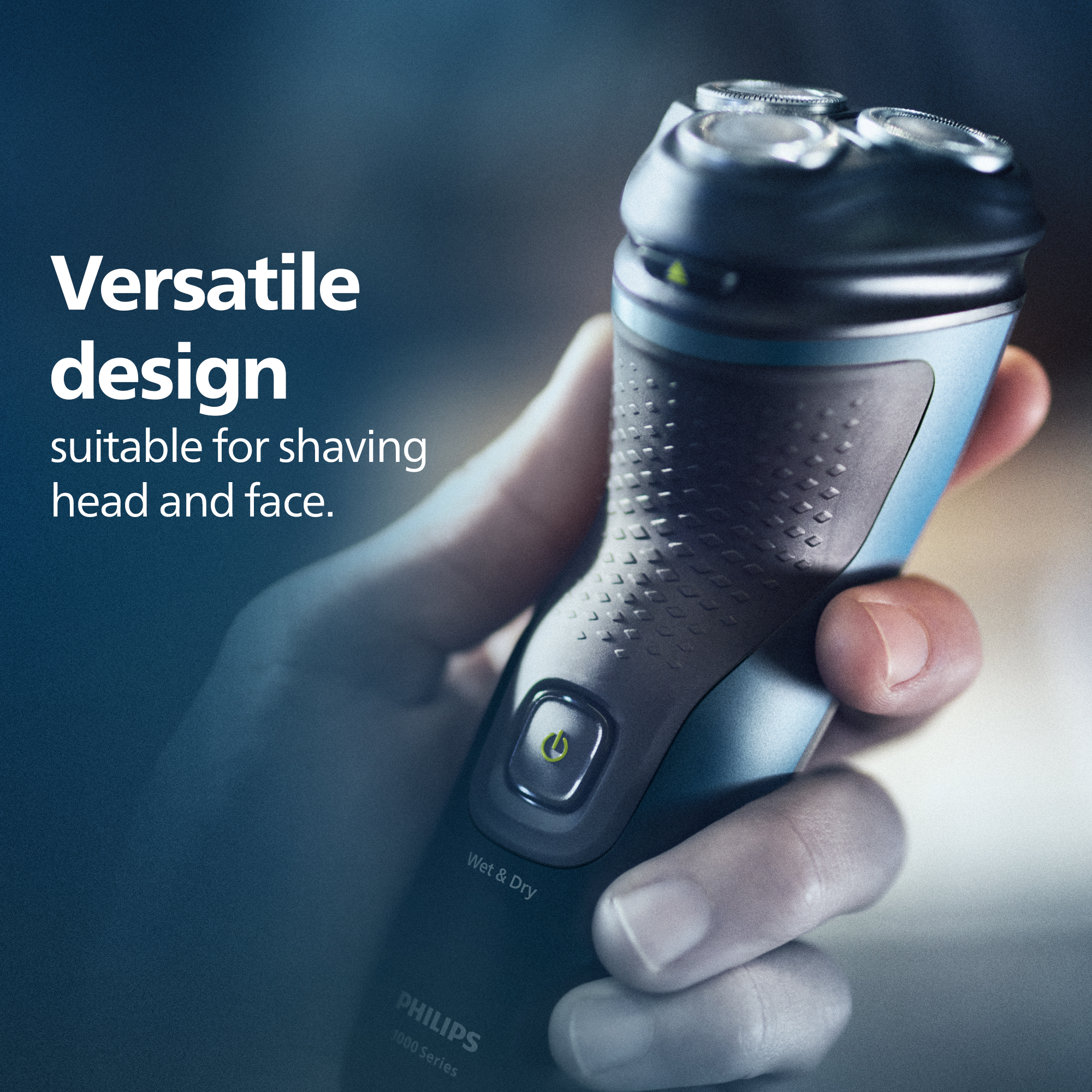 Philips Cordless Wet and Dry Electric Shaver for Men | 3D Floating Heads | 27 Self Sharpening Blades | 2 Year Warranty | S1151/03. 