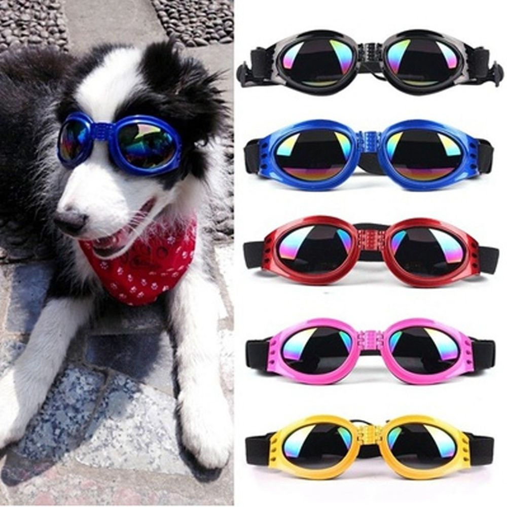 SHUSHAB Puppy Pet Eyewear Foldable Windproof UV Protection Pet Supplies Dog Protection Goggles Sunglasses. 