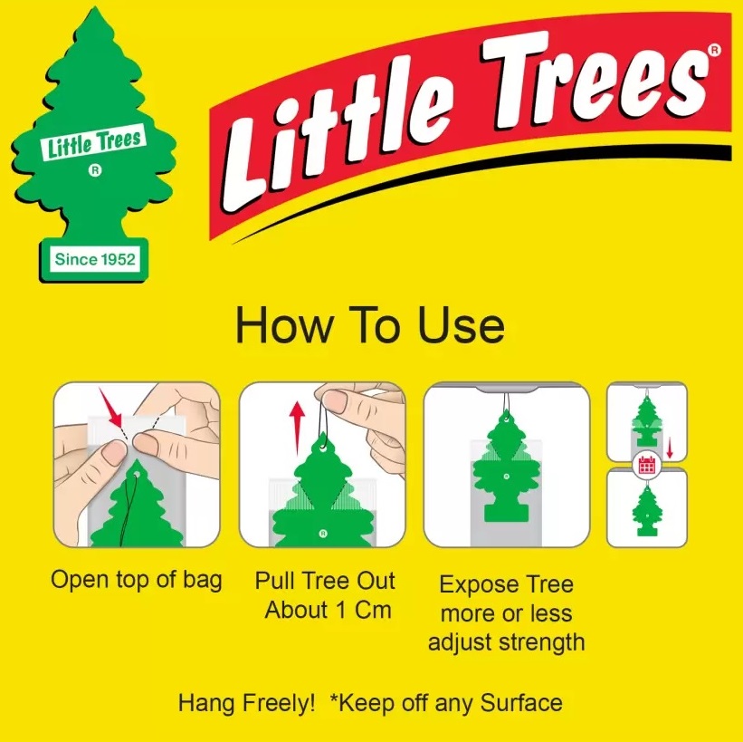 Little Trees BOURBON 1952 - The Original Car Air Fresheners. 