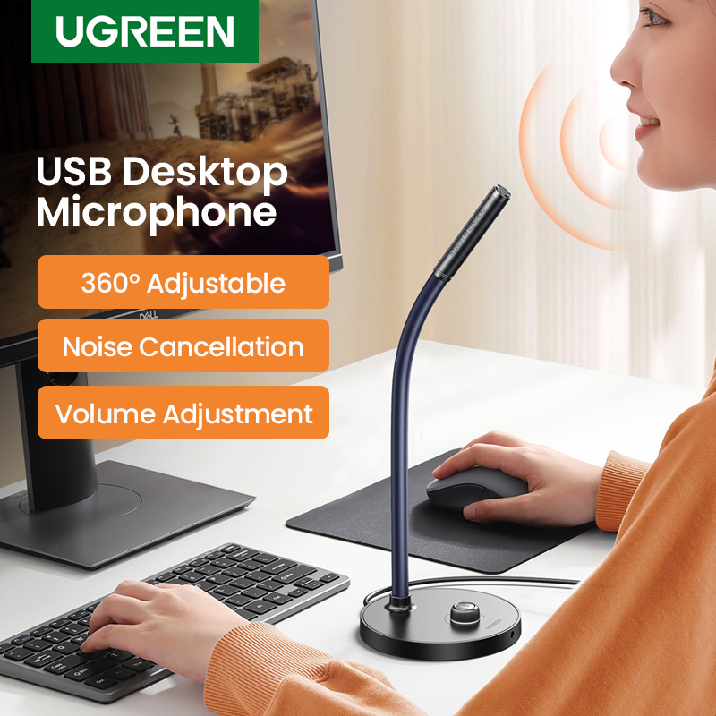UGREEN USB Microphone Desktop Computer PC Mic for YouTube Streaming
