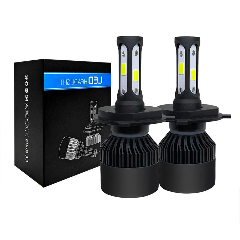 2piece H4 8000K white light LED car headlight car LED headlight headlight fog light headlight