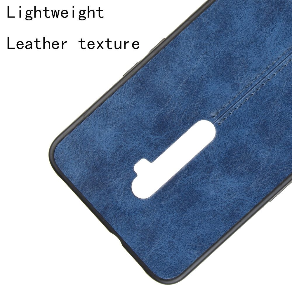 (Stock available) For Oppo Reno 10x zoom Shockproof Sewing Cow Pattern Skin PC + PU + TPU Case For OPPO Reno 10x zoom. 