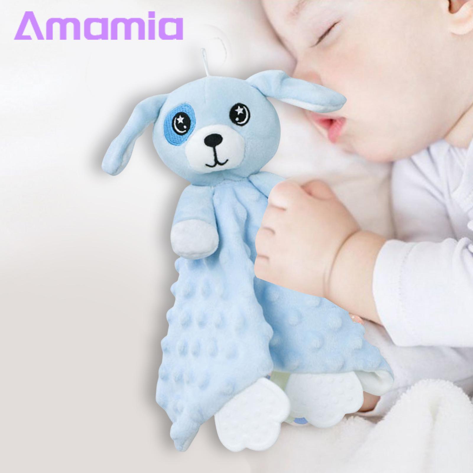 Baby Snuggle Blanket Adorable Animal Shape Baby Comfort Blanket Soft Safe Tear-resistant Soothing Companion for Newborns Warm Scarf Comfort Towel Baby Security Blanket. 