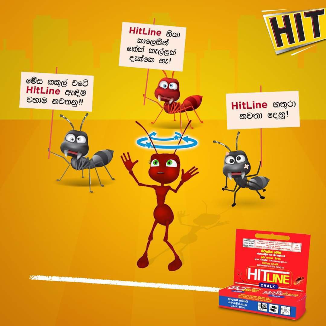Hit Line Chalk Ant Chalk. 