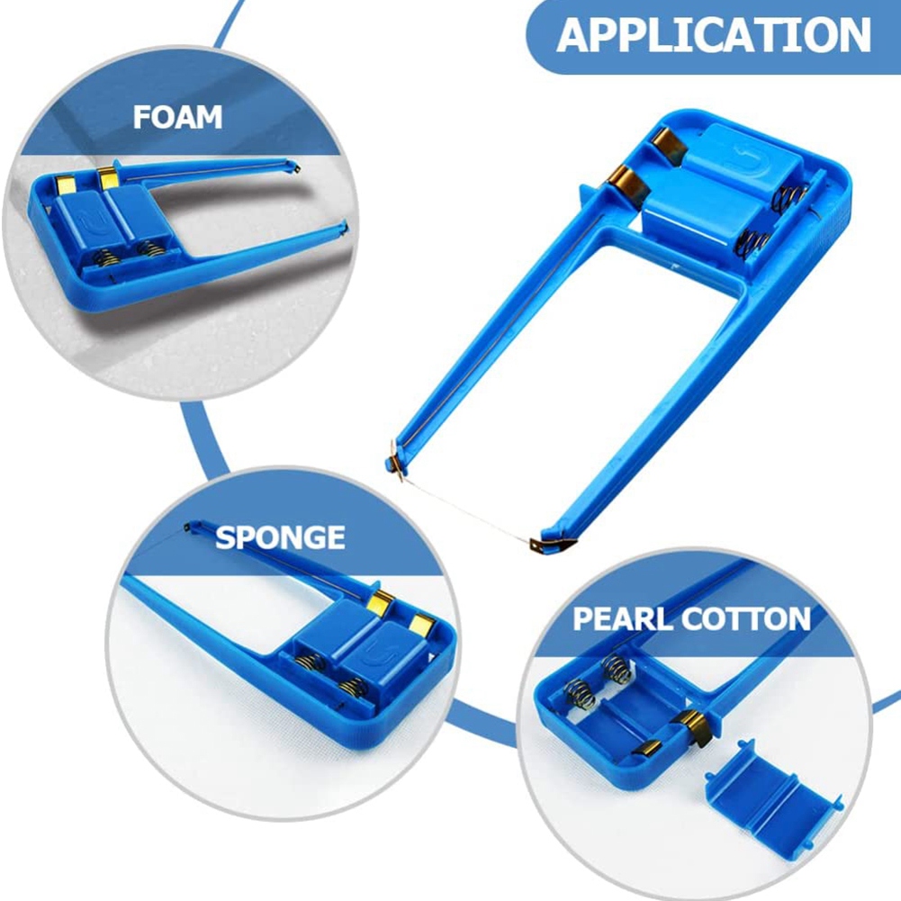 1 Piece Blue Hot Wire Electric Foam Cutter Kit Styrofoam Cutting Tool for DIY Crafts. 