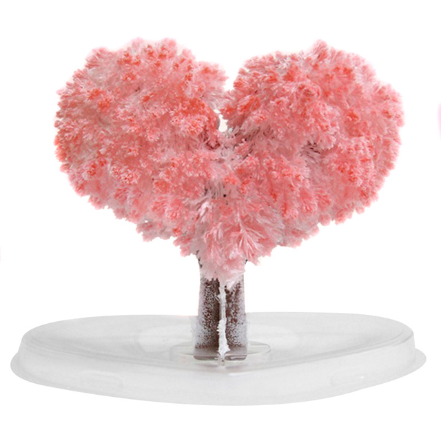 Growing Tree Paper Sakura Crystal Trees Desk Cherry Blossom Toys Xobw. 