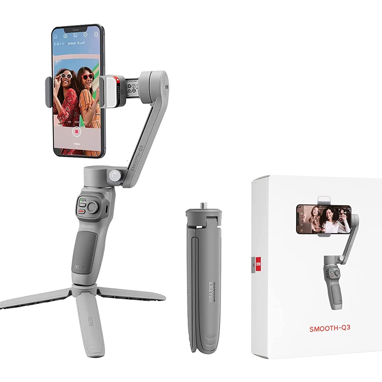 Zhiyun Smooth-Q3 Smartphone Gimbal Stabilizer. 