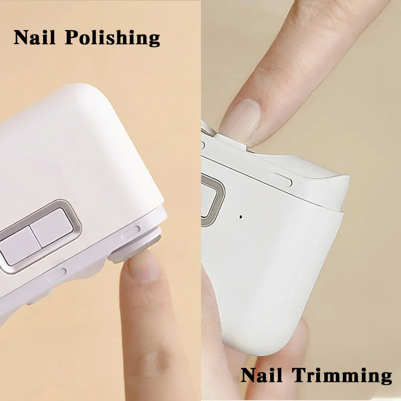 XIAOMI Mijia 2024 Smart Electric Nail Clipper with Light Rechargeble Automatic 2 in 1 Nail Trimmer Polishing Nail Grinding Care. 
