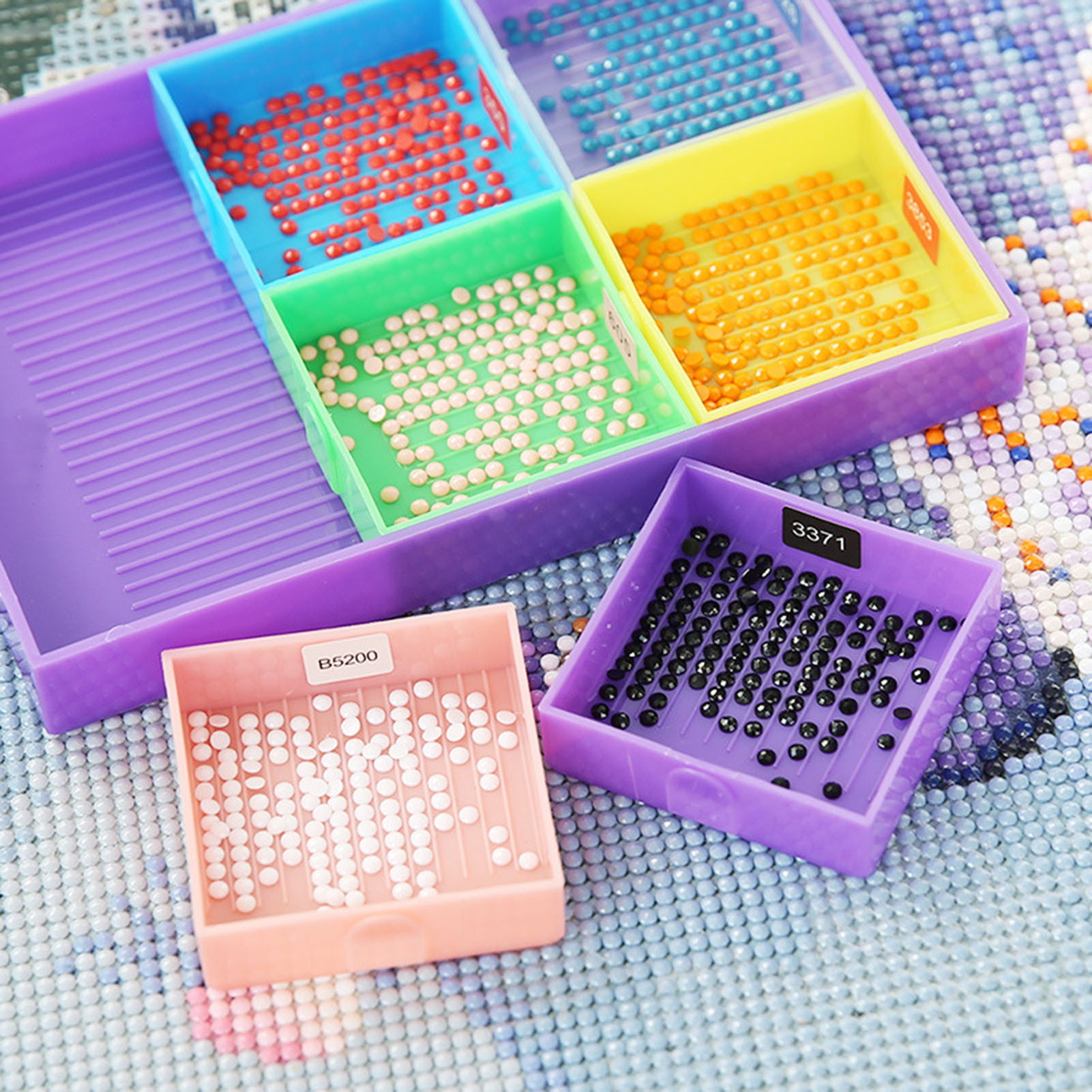 Diamond Painting Kit Square Diamond Painting Tray. 
