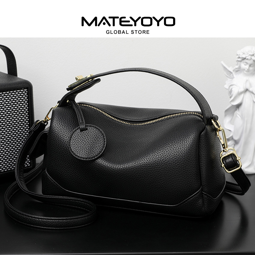 MATEYOYO Women's Shoulder Bag Pillow Bag Fashion Handbag Cross-body Bag Messenger Bag Litchi Pattern Design Large Capacity Adjustable Shoulder Straps PU Leather. 