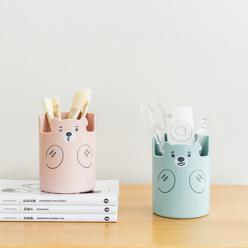 Cute Bear Pencil Pen Holder Stationery Organizer for Desktop School Office Home SEVICH. 