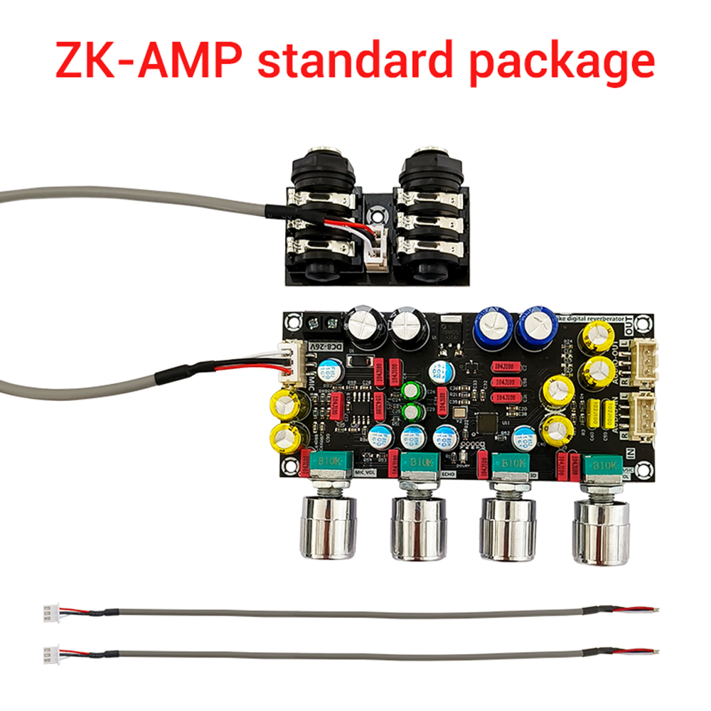Dc 8-26v Amp Karaoke Reverb Board Microphone Karaoke Singing Front ...