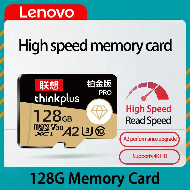Sd Card For Lenovo Tab 2 A10 30 Lenovo Micro SD Card 128GB 64GB Up To 130M SD Memory Card U3 4K V30 A2