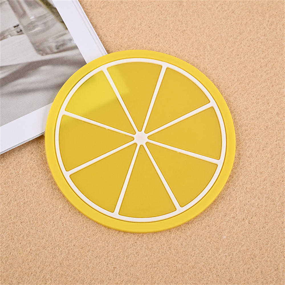 Skid Insulation Cup Pad Colorful Silicone Drink Mat Silicone Drink Coasters Jelly Color Cup Mat Colorful Hot Drink Holder. 