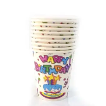 white plastic party cups