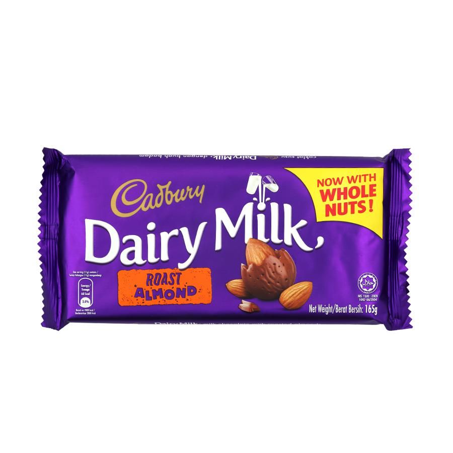 Cadbury Dairy Milk Roast Almond 165g