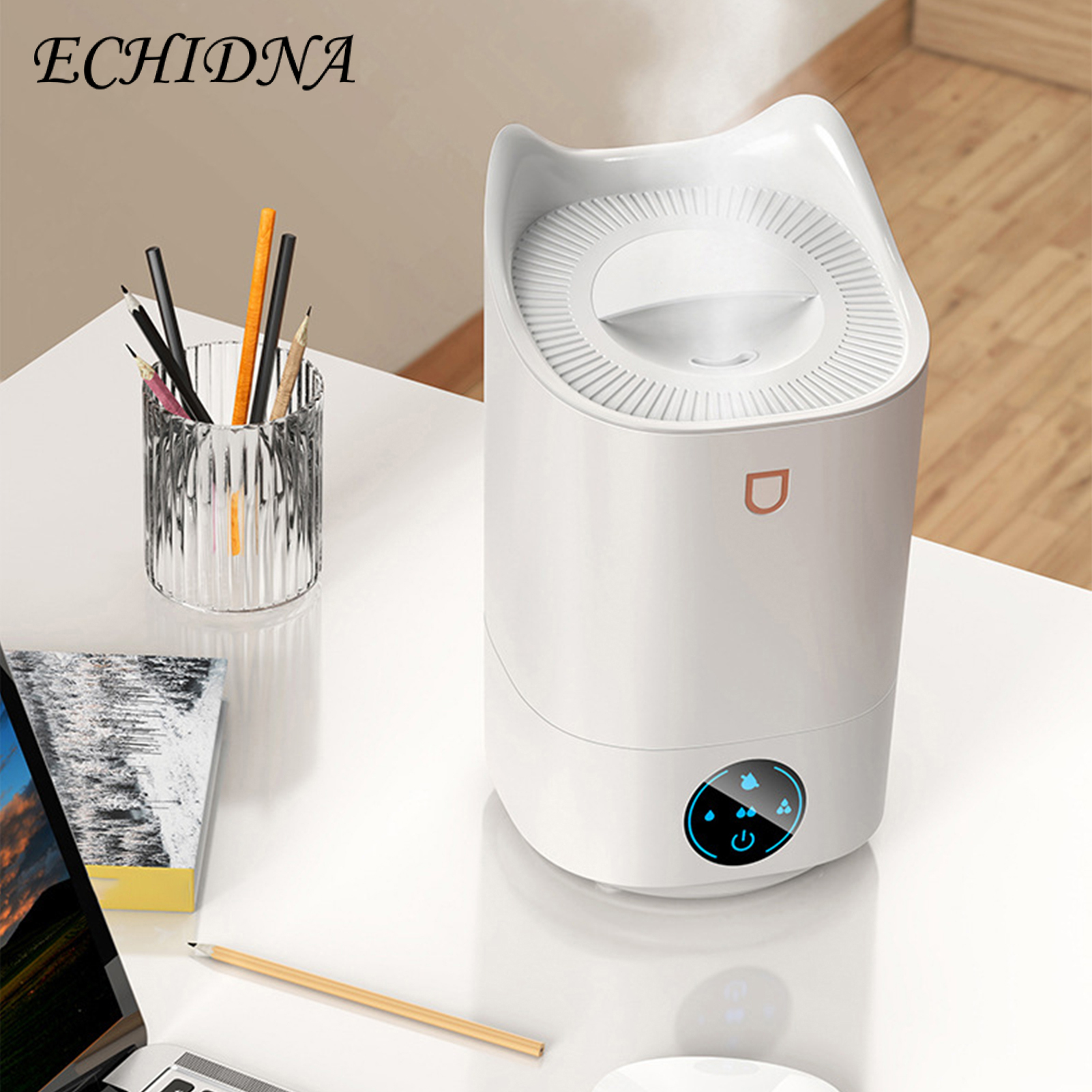 1 Set 4 Gear Air Humidifier Large Capacity ABS Intelligent Silent operation Air Humidifier for Home. 