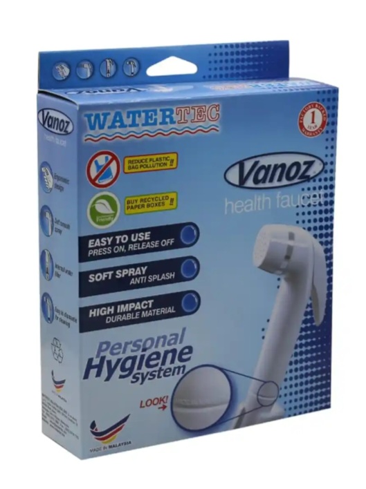 Watertec Bidet Shower Set Bidet Spray Hand Shower India Bathroom PVC White