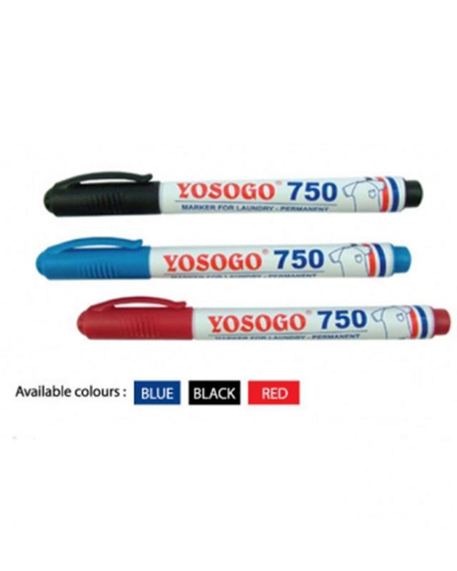 Yosogo Permanent Laundry Marker - Blue. 