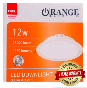 Orange Ceiling Surface Round LED Panel Light Down Light Warm White  For Celing Light Day Light 2 Years Warranty. 