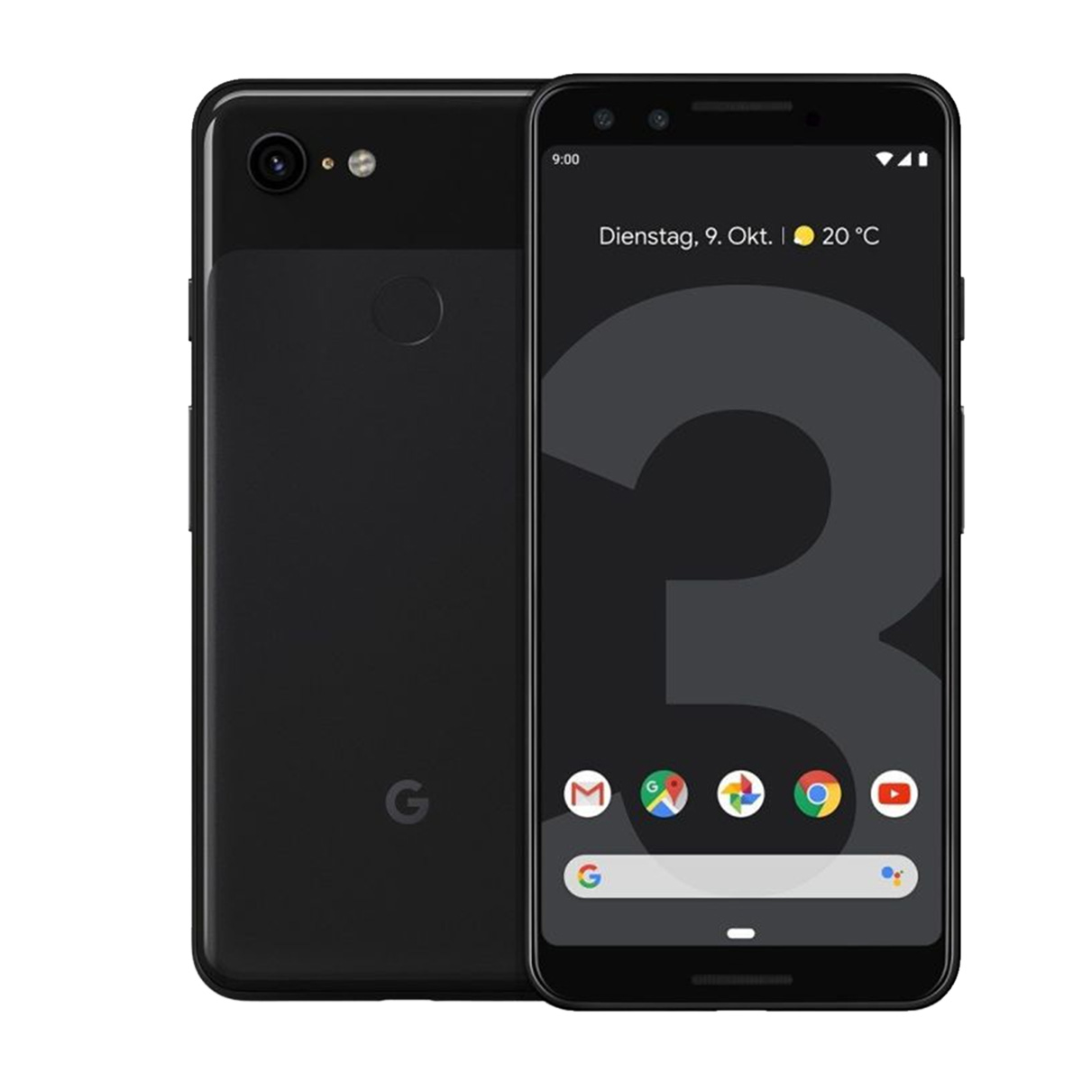 Google Pixel 3 4GB 64GB Brand new condition smartphone with box and charger and cable