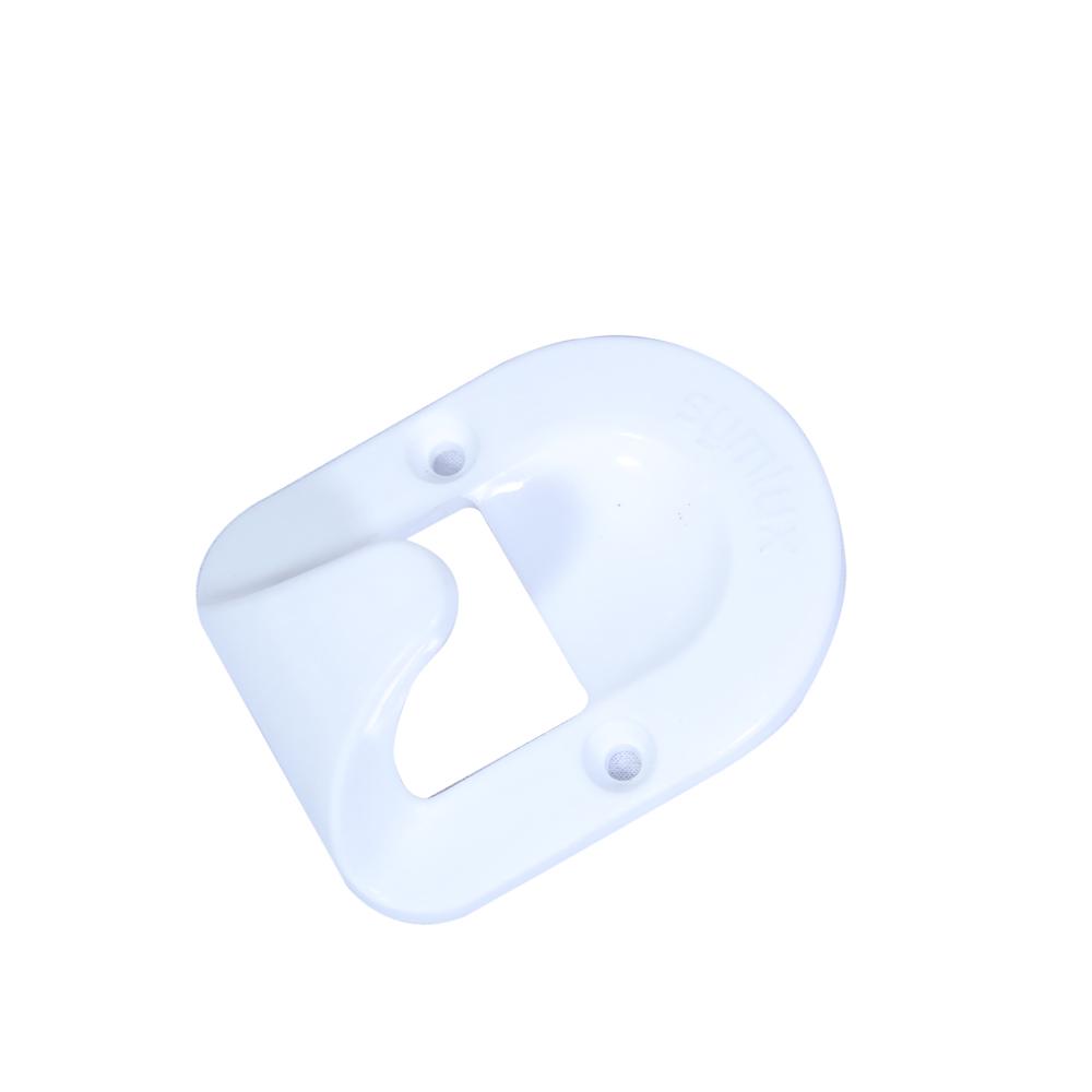 Wall Hook -  - 6 pcs / pkt - White. 