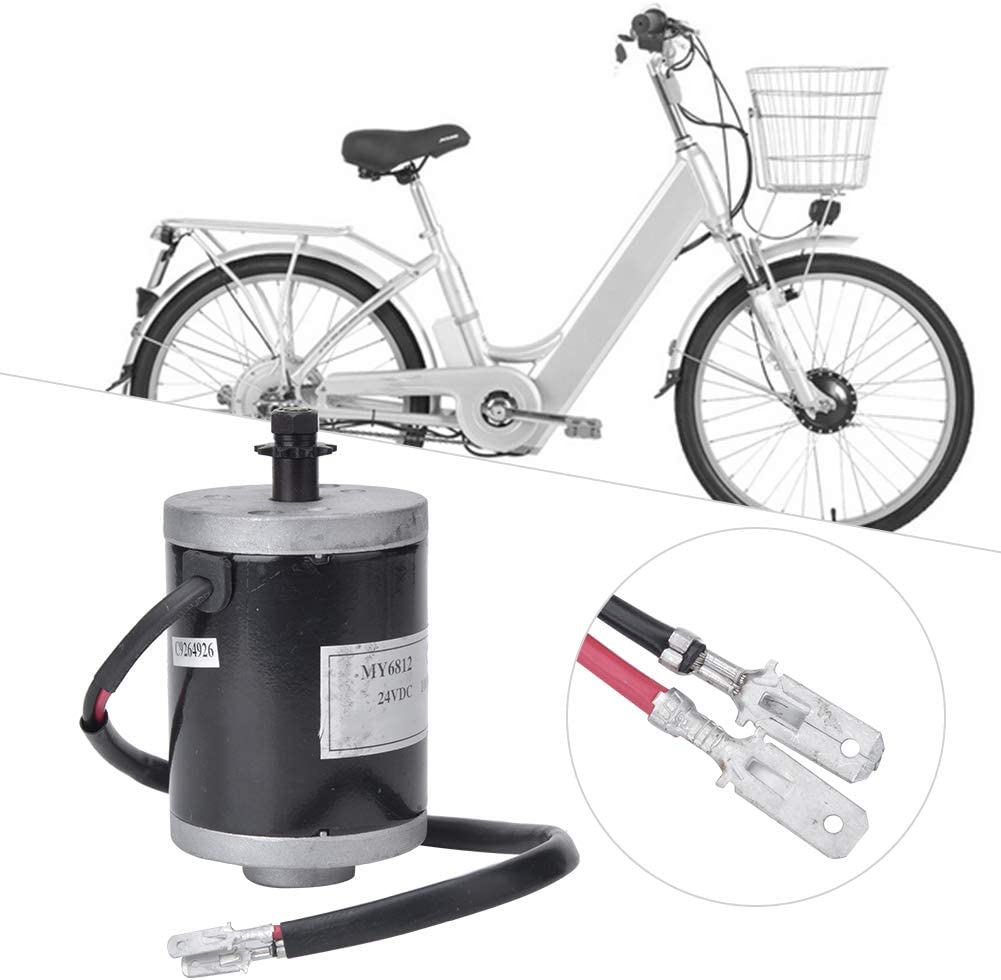 MY6812 Blade Sprocket Motor Electric Scooter 24V 100W High Speed Motor Electric Bike Motor with Sprocket Teeth, High Speed Small Brush Motor E Bike Accessories. 