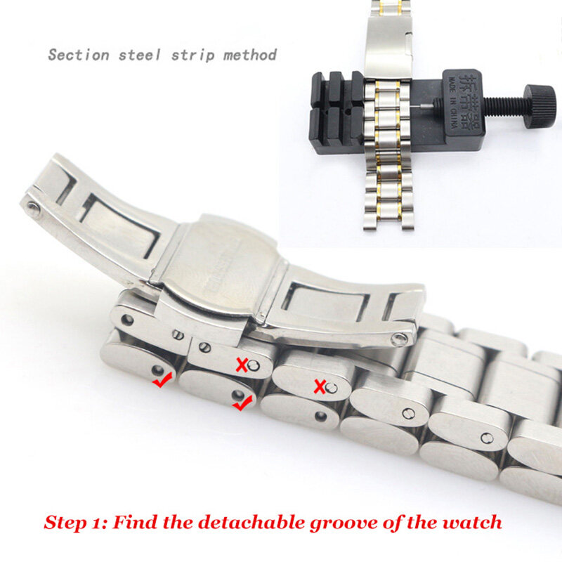 【ZIME】[ILOVEDIY] Watch Band Remover Professional Watch Repair Tool Kit Link Pin Remover Adjuster. 