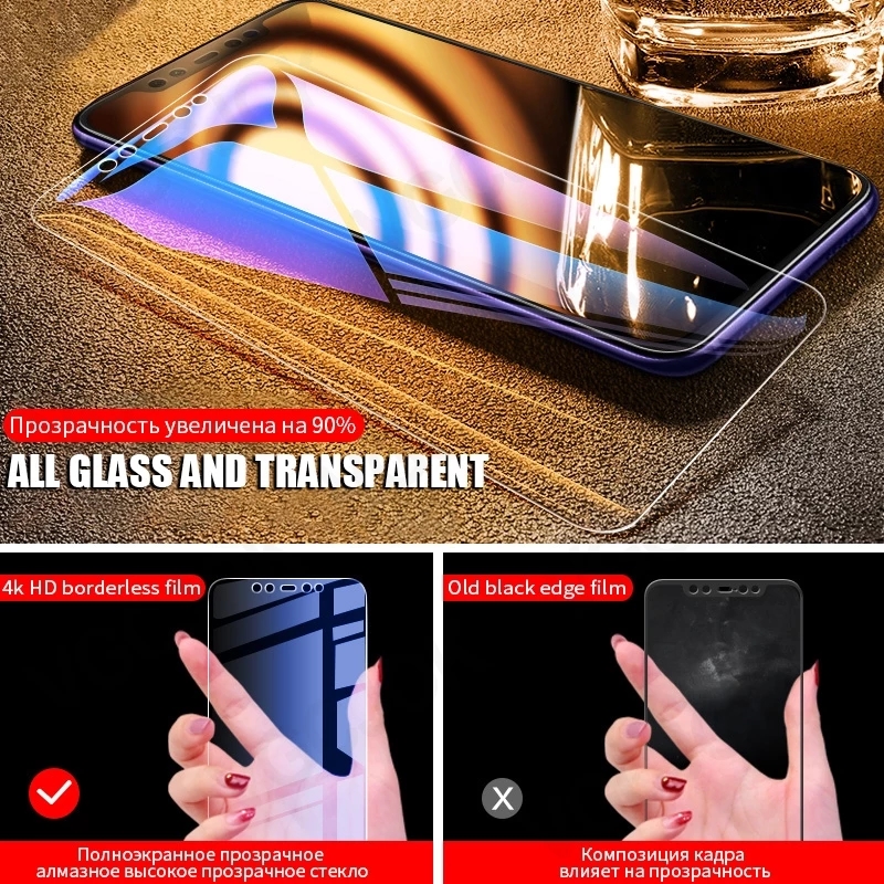 9D Protection Tempered Glass For Xiaomi Mi A1 6 5X Play A2 Lite 8SE 8 Pro Mi6 10 11 Screen Protector Mix 2S 2 3 Mix2 Safety Film. 