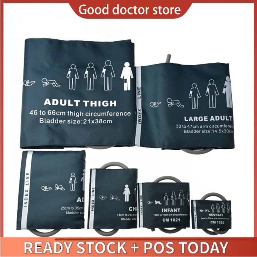Large Adult Child Infant Neonatal Arm NIBP Blood pressure Cuff single ...