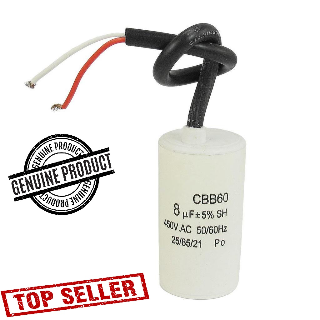 Capacitor for water clearance pump motor