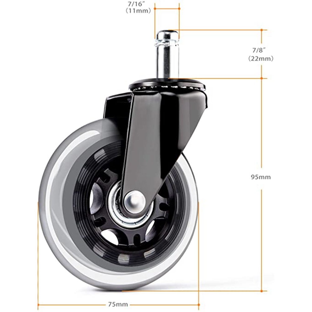 Колесики с подшипником для офисного кресла