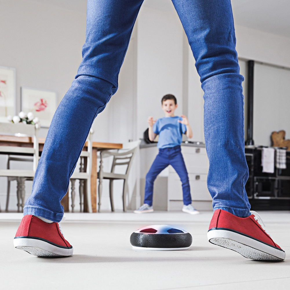 【Atoztide Store】（NEW）Electric LED Hover Indoor Floating Soccer Interactive Toy. 