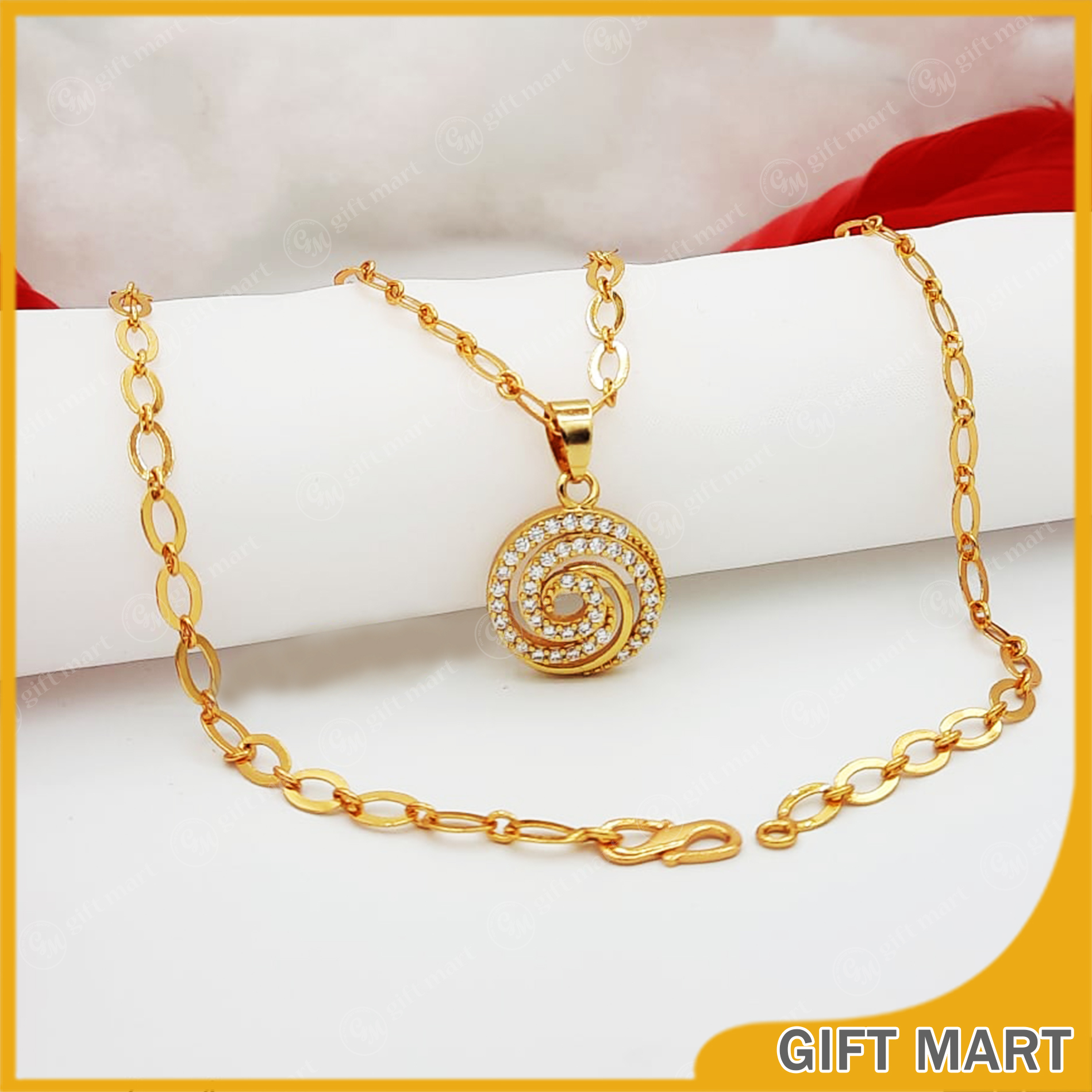 Gold chain with locket deals designs with price