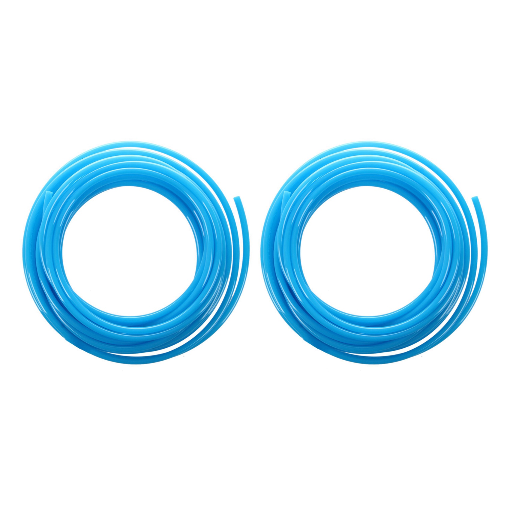 2X 10M 32.8Ft 6mm x 4mm Pneumatic Polyurethane PU Hose Tube Pipe Blue