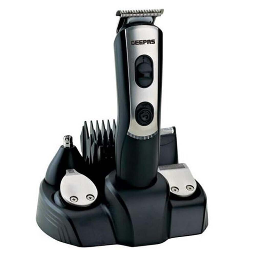 Geepas 11 In 1 Multi-functional Grooming Kit, Rechargeable, Men's Shaver - Gtr8612