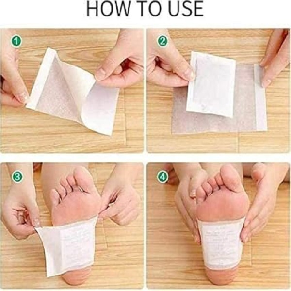 Manual Dextrin Kinoki Cleansing Detox Foot Patches, For Personal. 