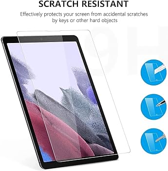 Samsung Galaxy Tab A7 Lite Tempered Glass Screen Protector - Premium Quality. 