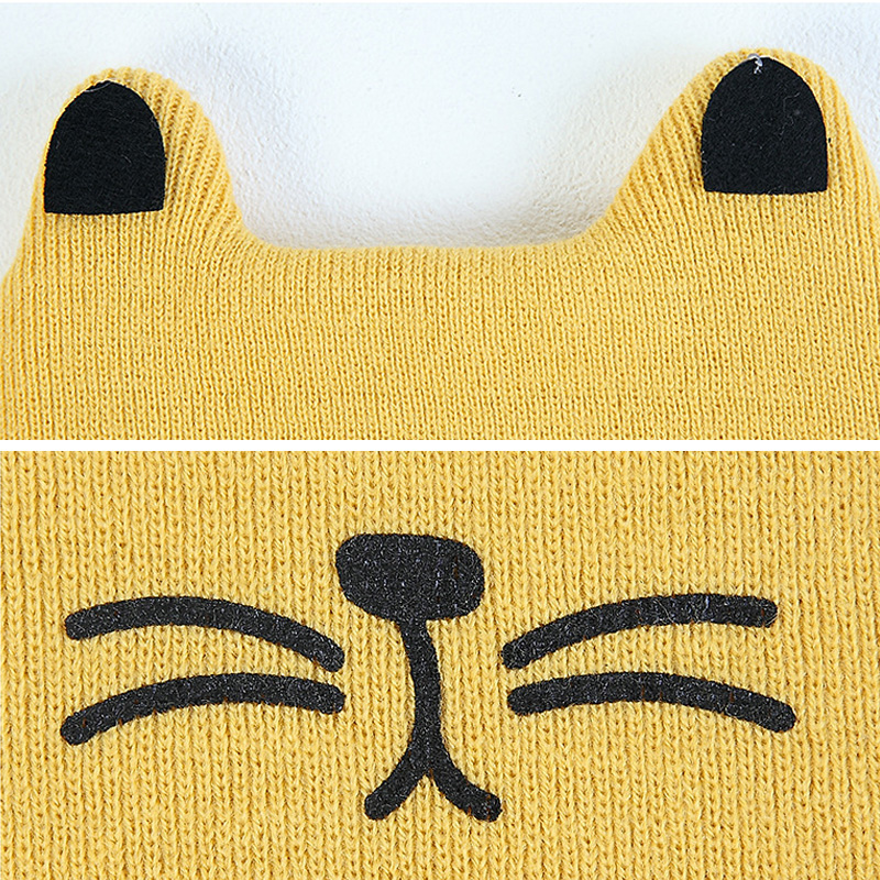 I Love Daddy&Mummy Baby Hat Winter Hats Children's Hat For Boy Girls Cotton Beanie Cap Toddler Infant Baby Knitted Bonnet 0-12M Bones Infantis. 